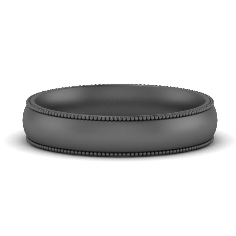 Milgrain Wedding Band | 4 mm - Image 109