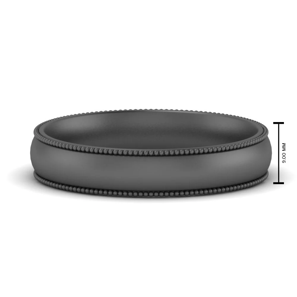 Milgrain Wedding Band | 4 mm - Image 94