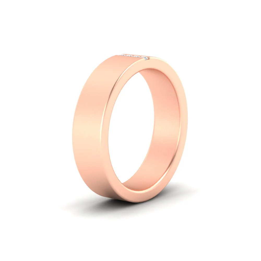 4 Stone Diamond Wedding Band - Image 10