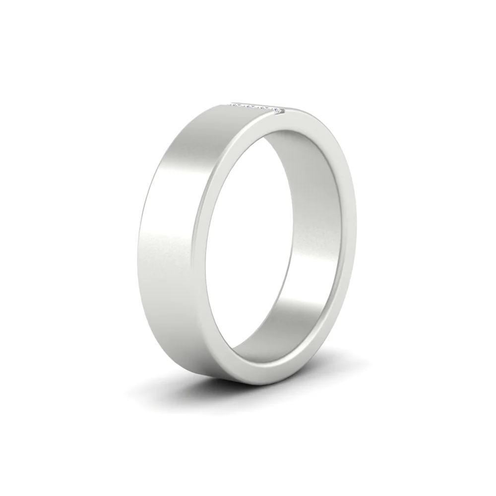 4 Stone Diamond Wedding Band - Image 4
