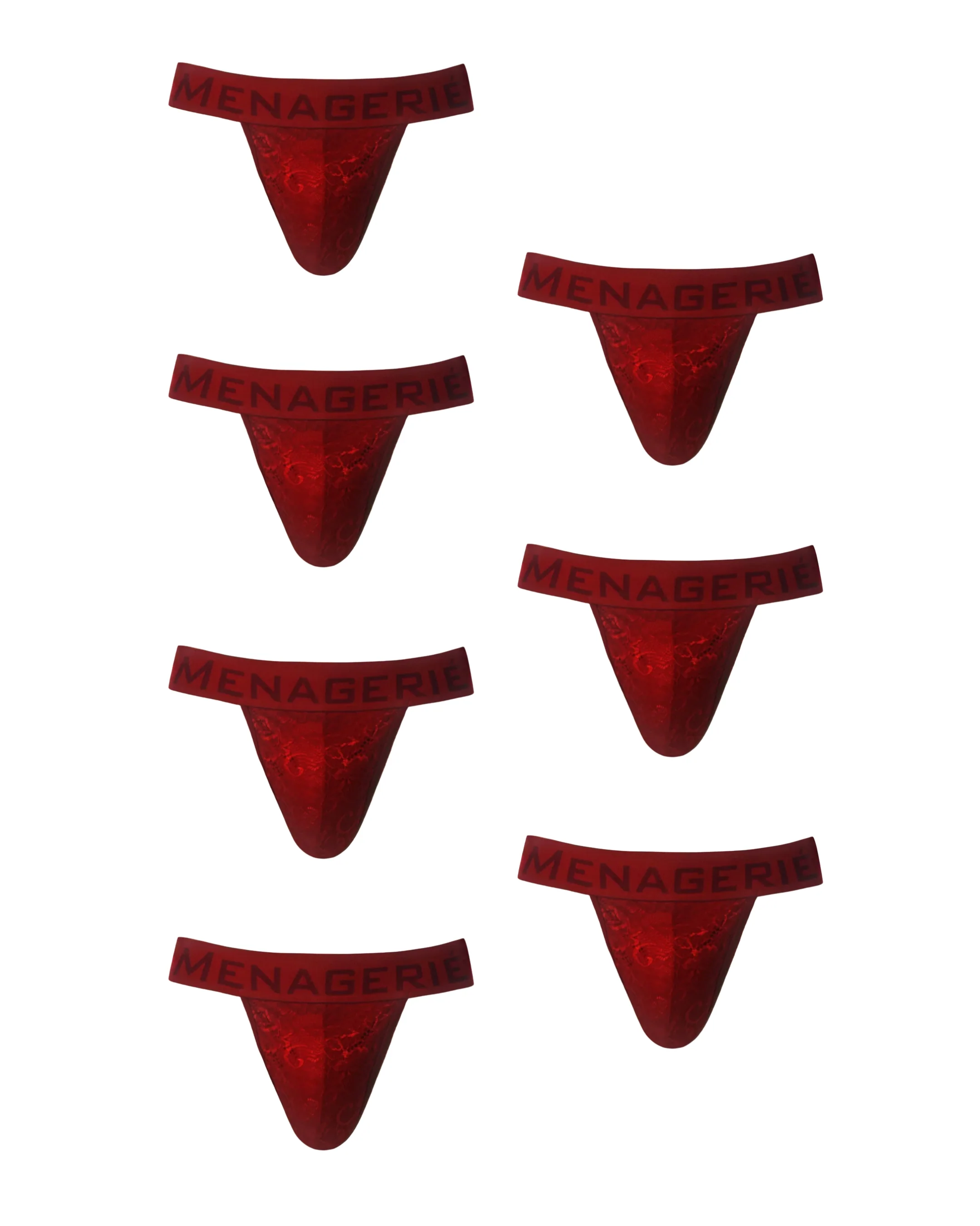 BAND THONG| 5 Piece | MultiPack | RED - Image 9