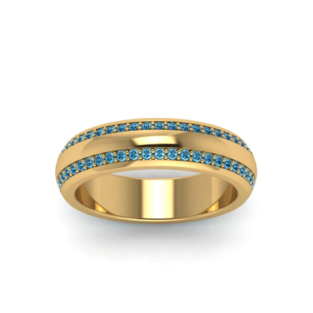 Beveled Edge Matte Eternity | Engagement Ring - Image 100