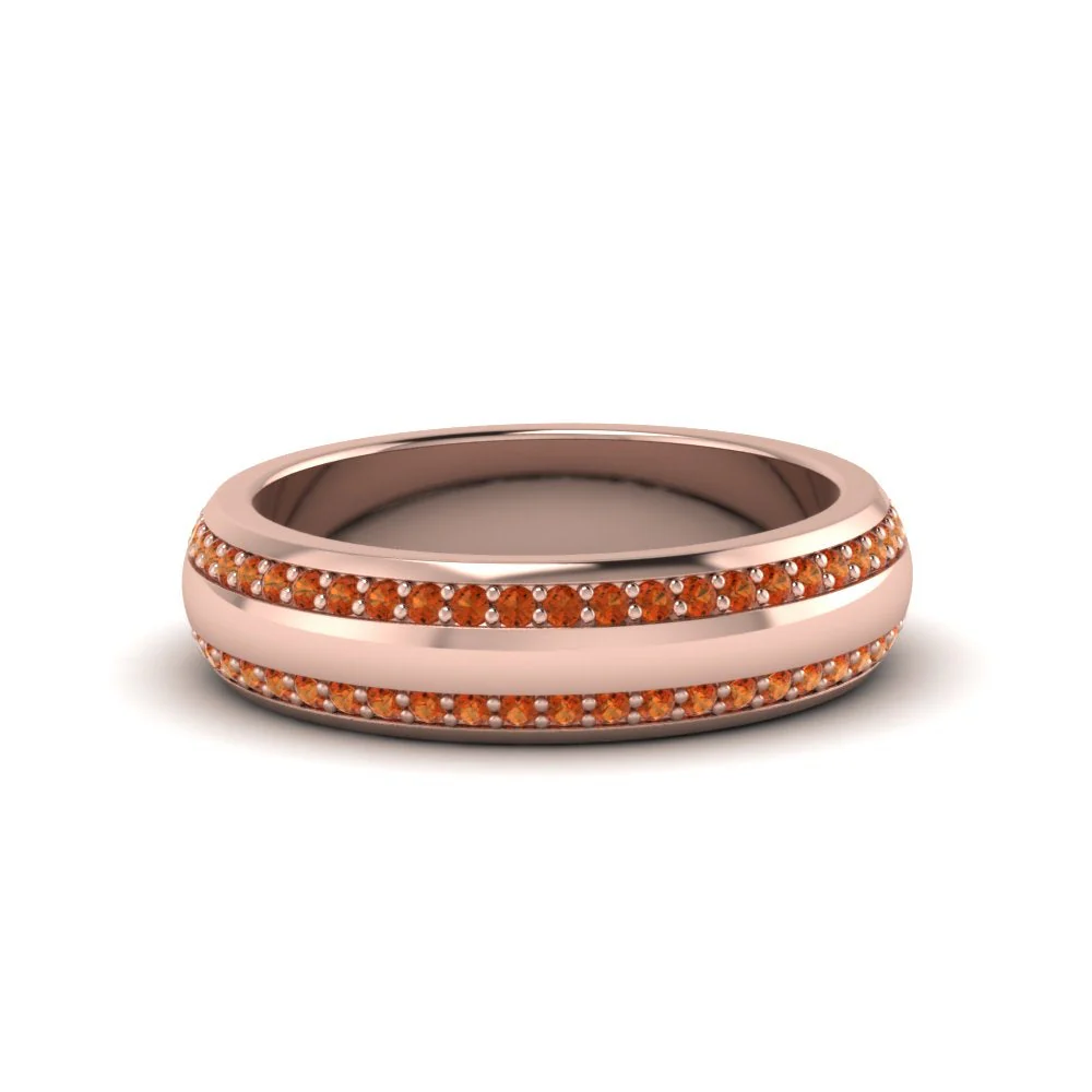 Beveled Edge Matte Eternity | Engagement Ring - Image 18