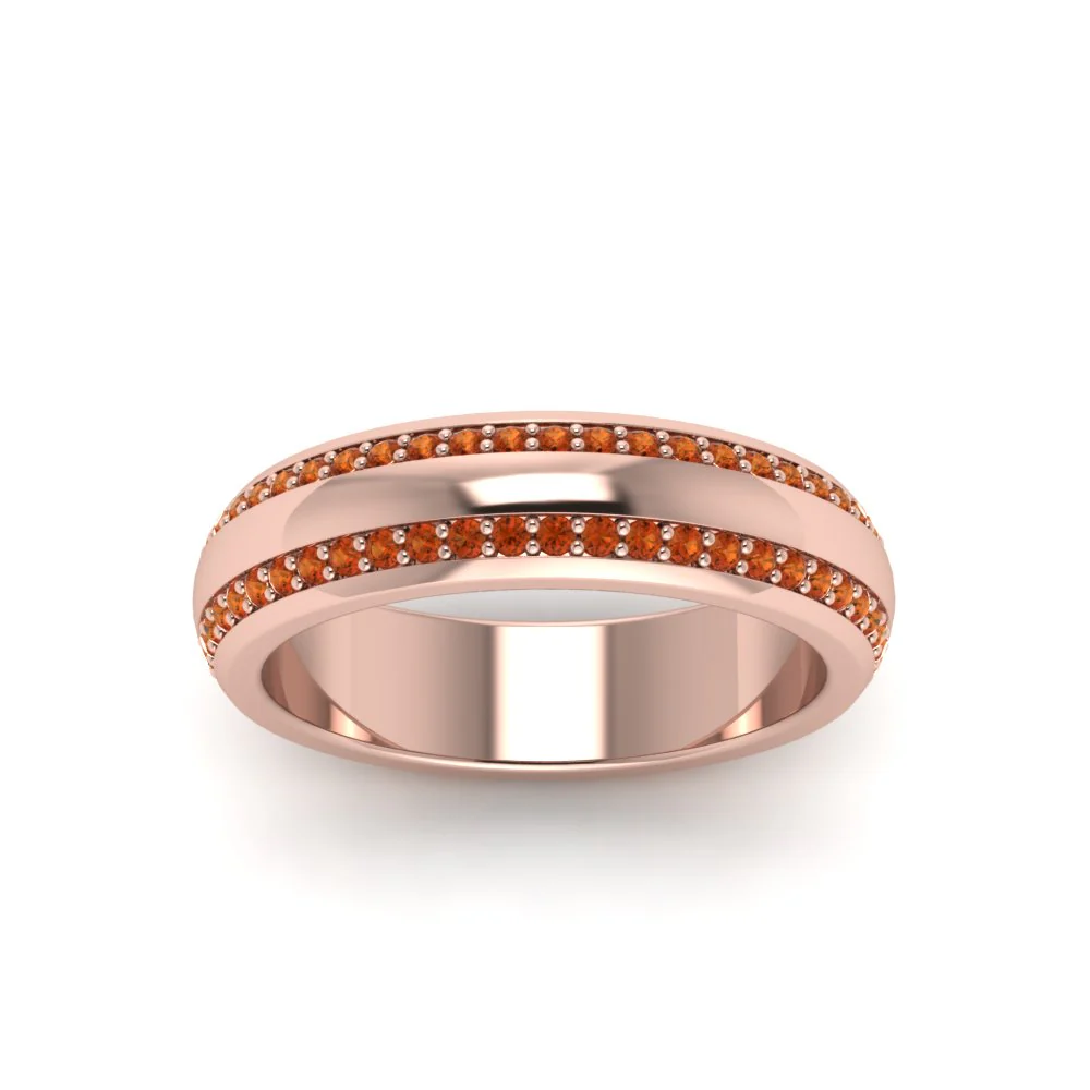 Beveled Edge Matte Eternity | Engagement Ring - Image 20
