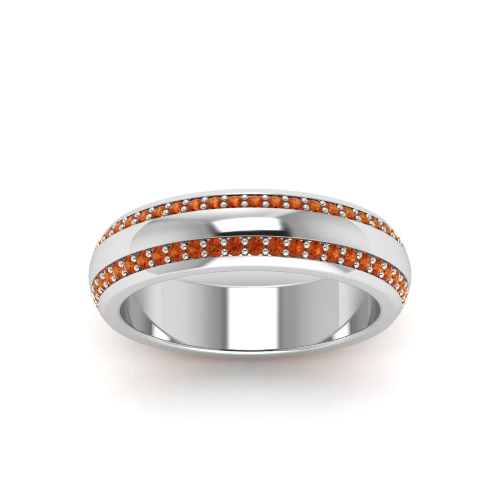 Beveled Edge Matte Eternity | Engagement Ring - Image 52
