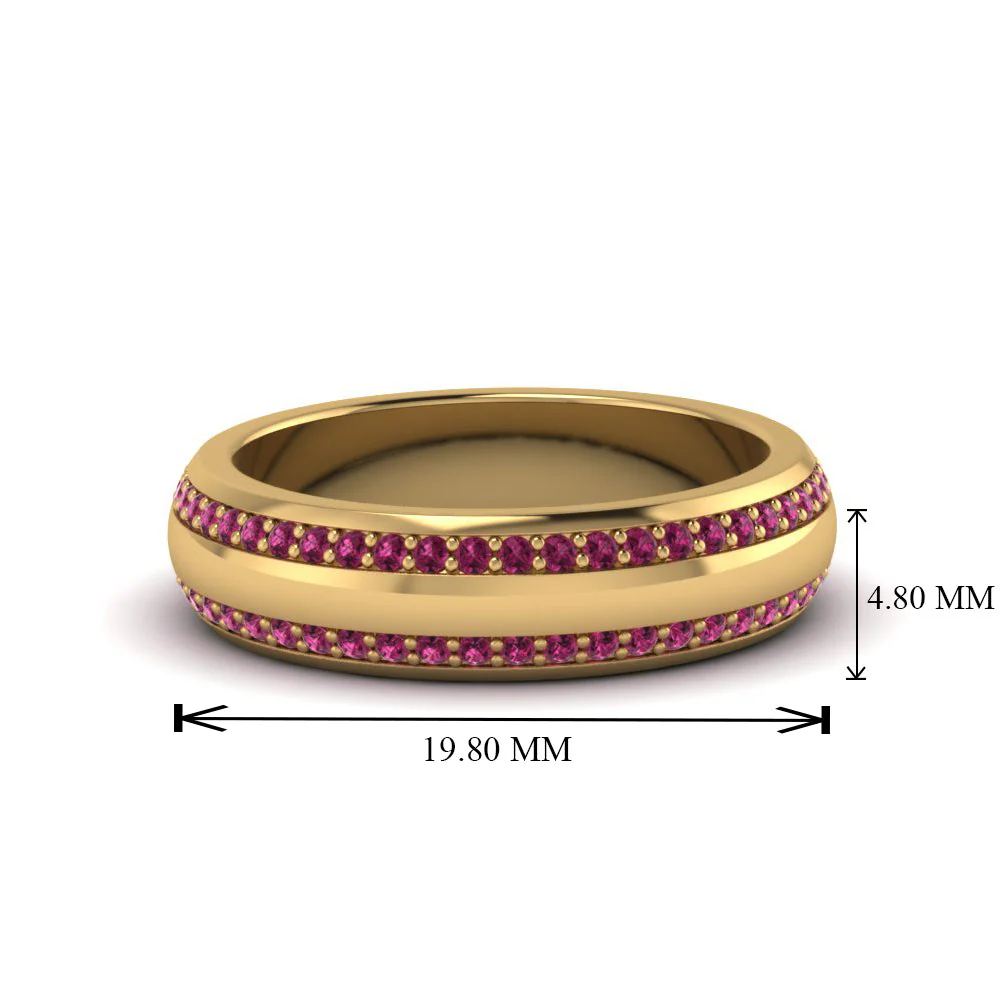Beveled Edge Matte Eternity | Engagement Ring - Image 83