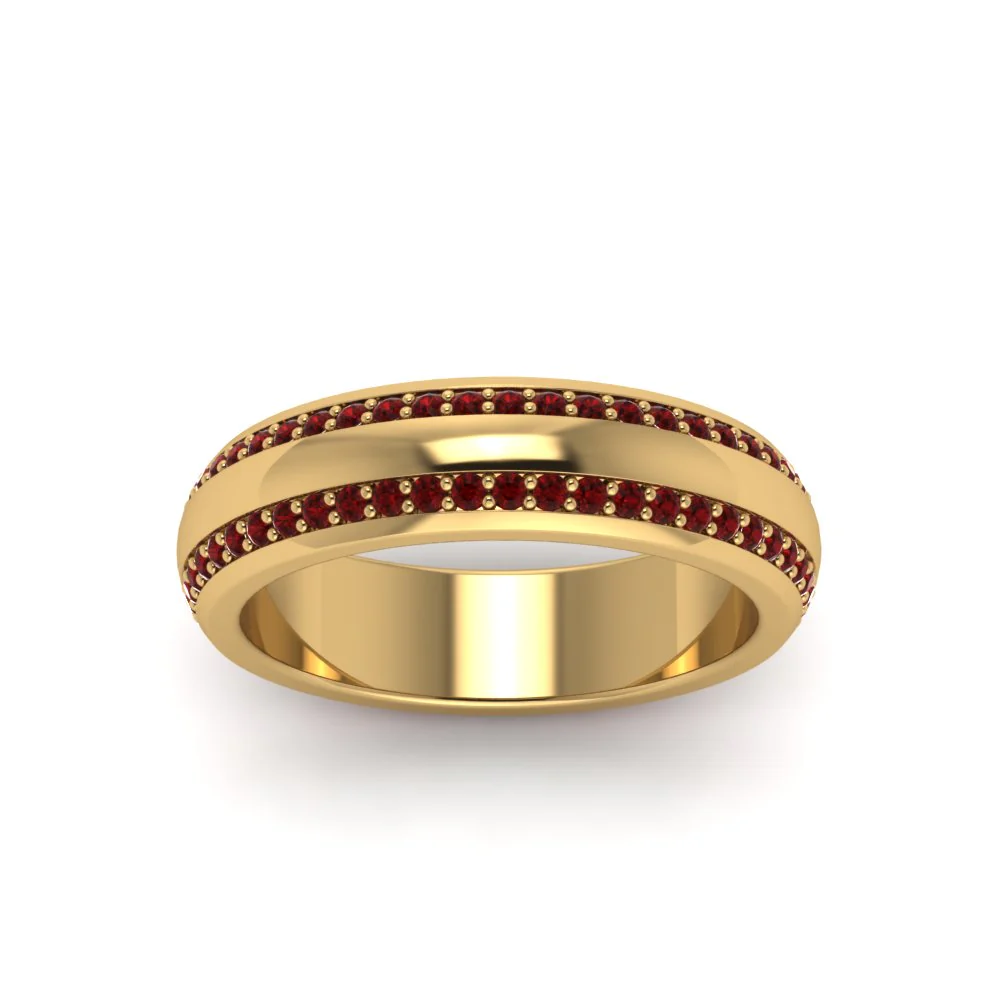 Beveled Edge Matte Eternity | Engagement Ring - Image 96