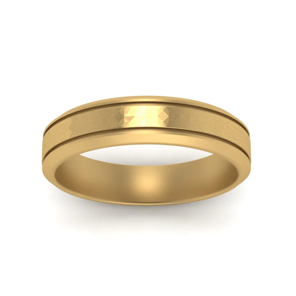 Beveled Inlay | Wedding Band - Image 8