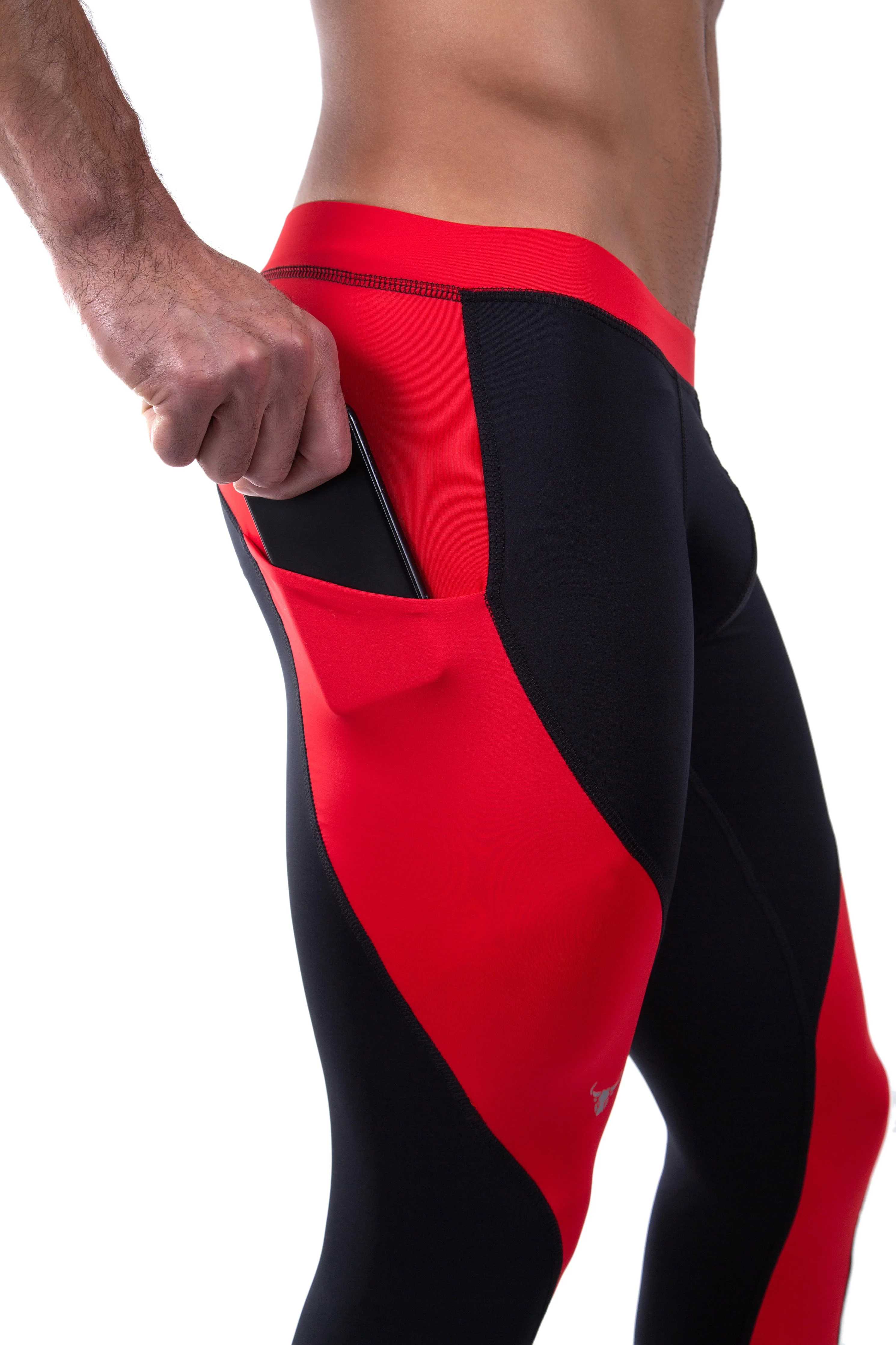 Meggings | Black on Red - Image 2