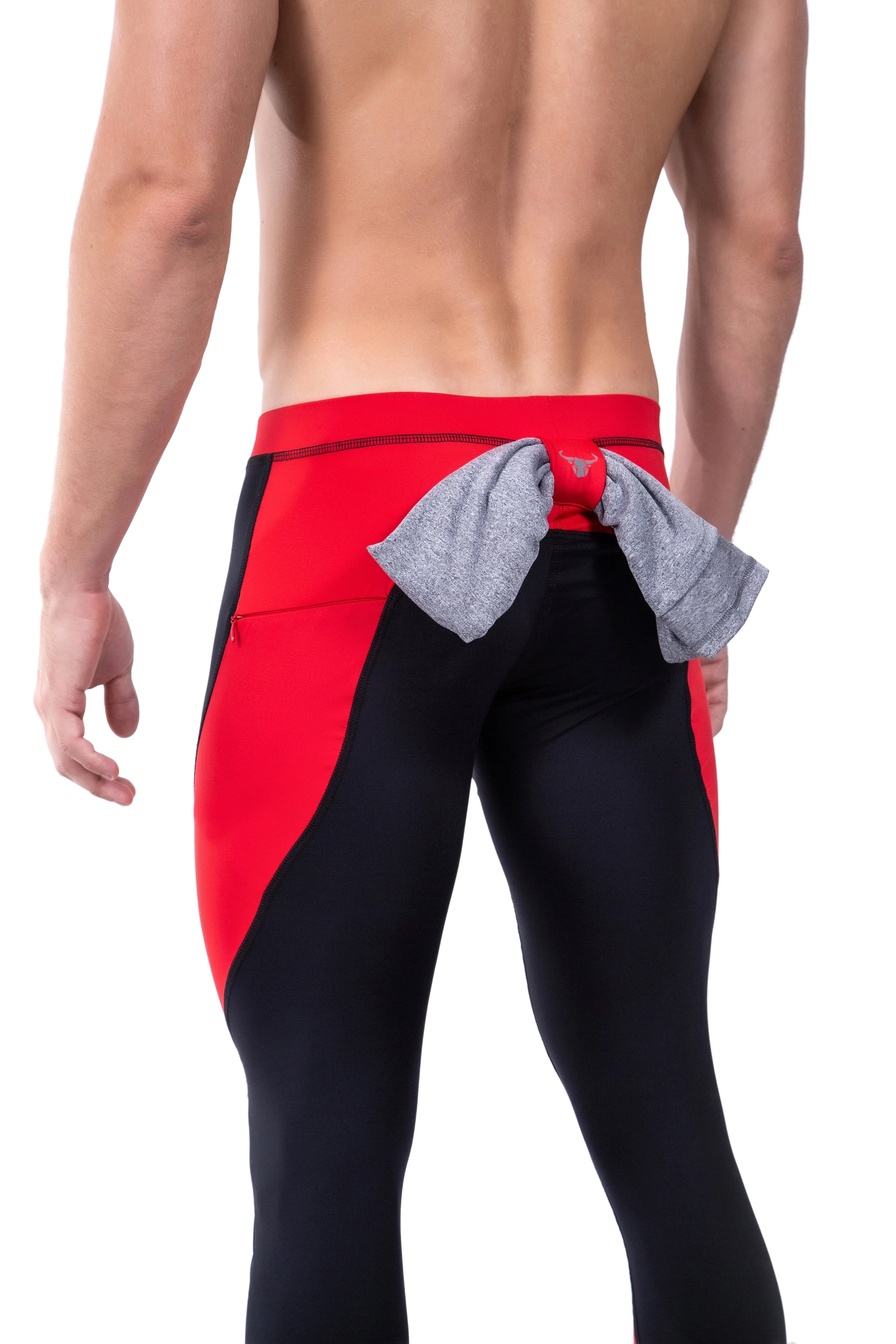 Meggings | Black on Red - Image 3
