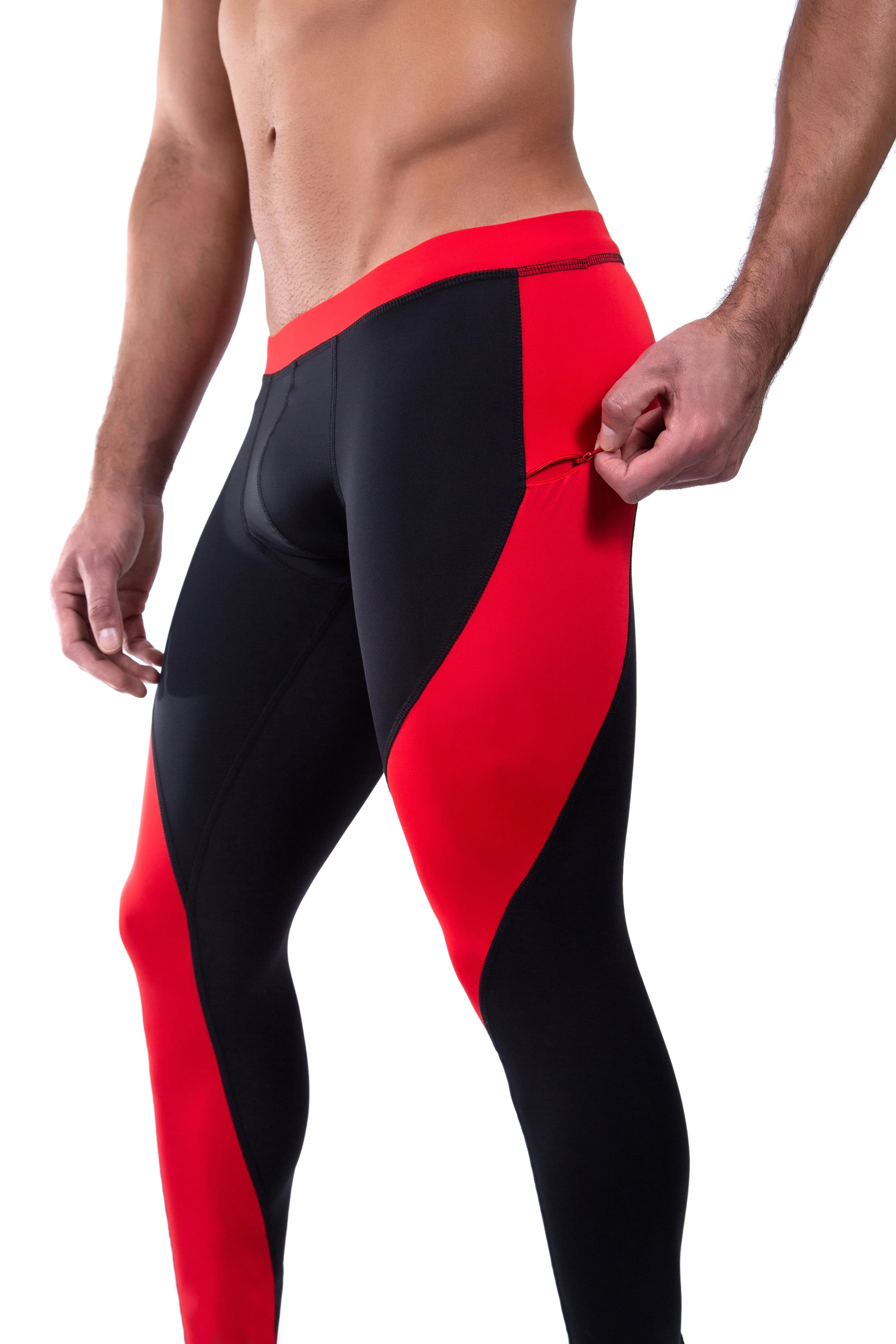 Meggings | Black on Red - Image 4