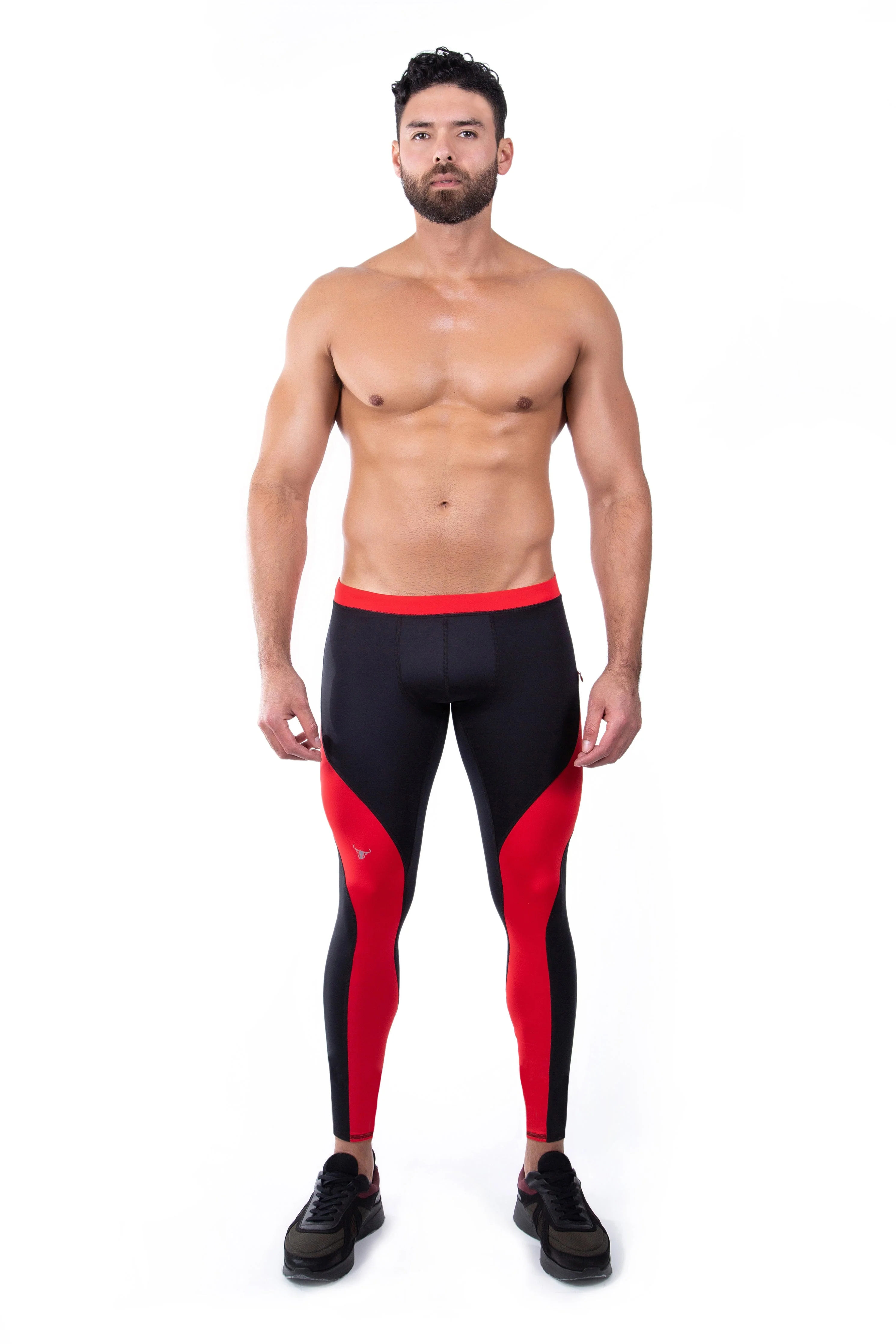 Meggings | Black on Red - Image 5