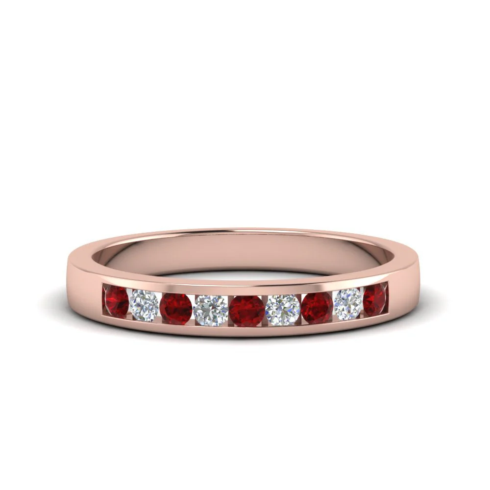 Channel 9 Stone | Wedding Band - Image 7