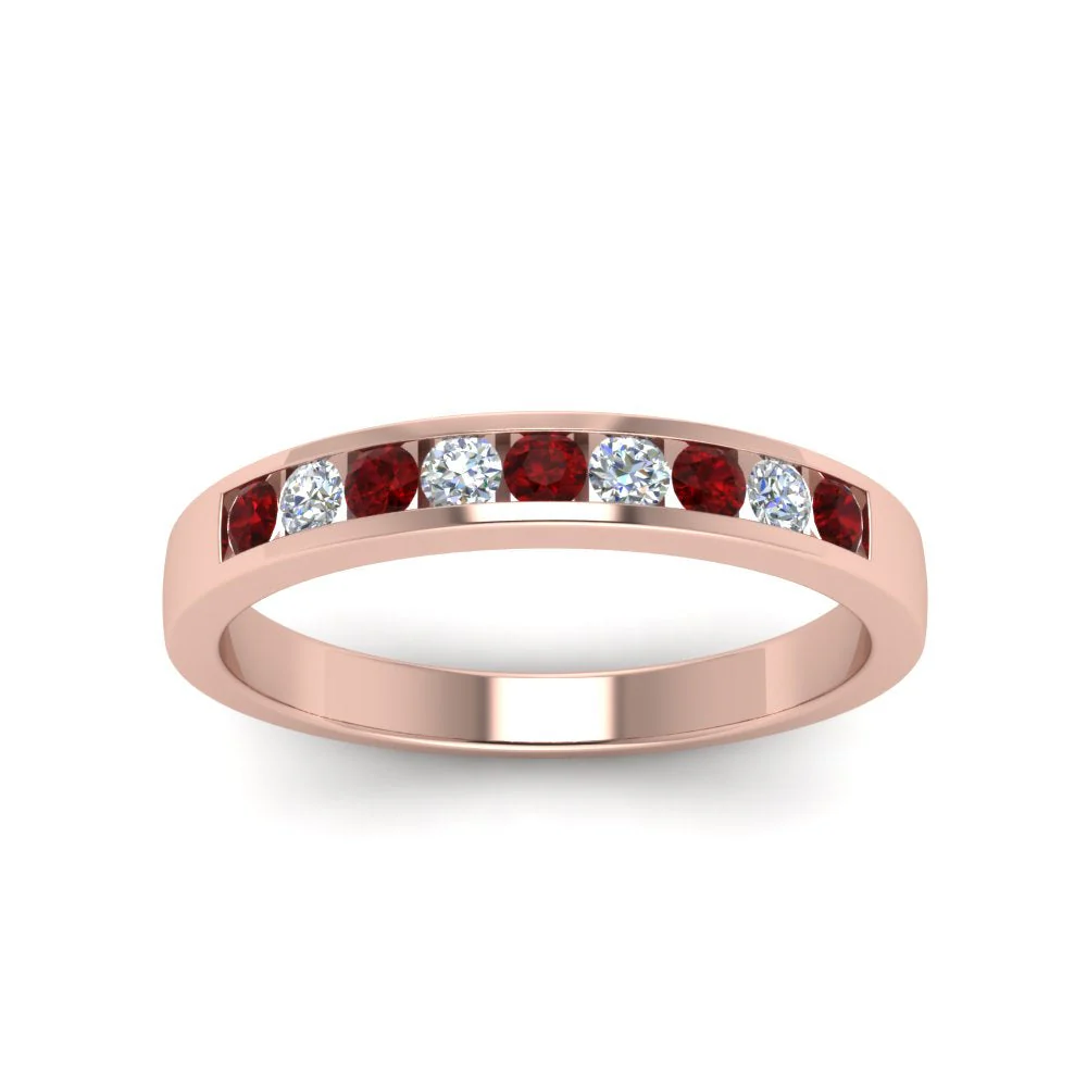 Channel 9 Stone | Wedding Band - Image 8