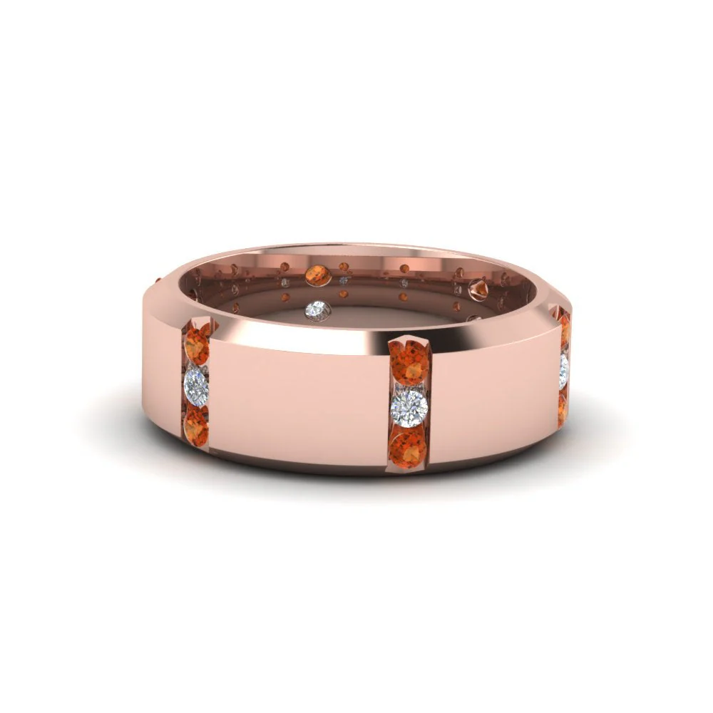 Channel Set 3 Stone | Anniversary Ring - Image 14