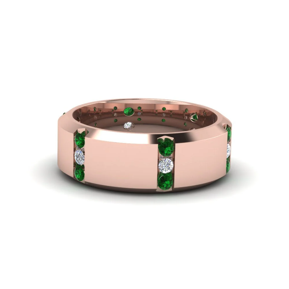 Channel Set 3 Stone | Anniversary Ring - Image 17
