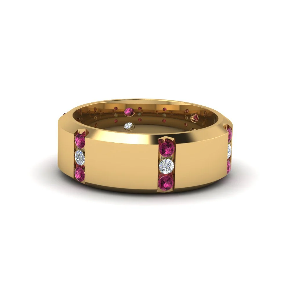 Channel Set 3 Stone | Anniversary Ring - Image 63
