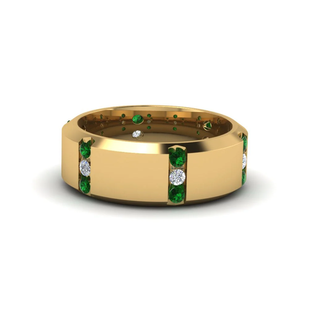 Channel Set 3 Stone | Anniversary Ring - Image 69