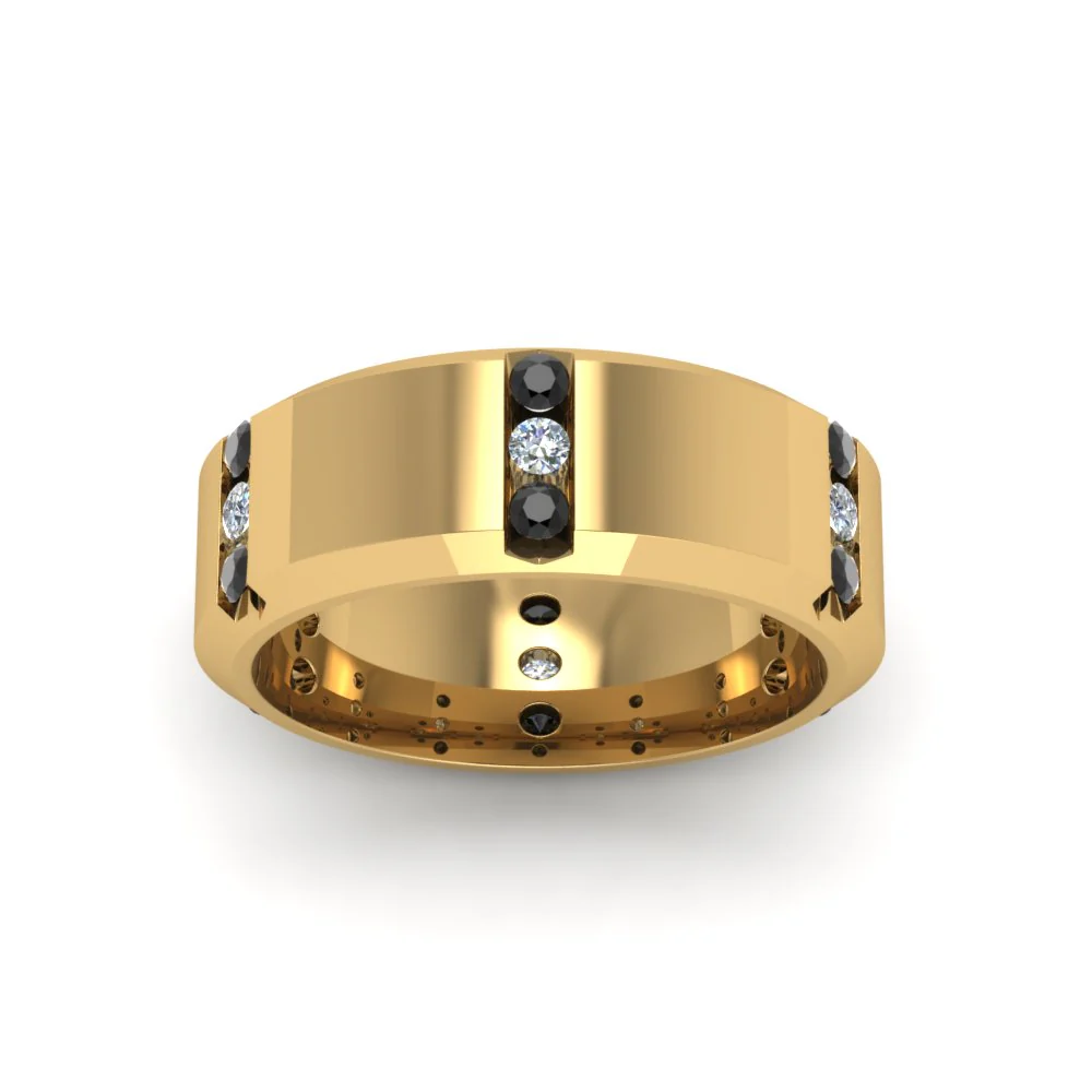 Channel Set 3 Stone | Anniversary Ring - Image 82