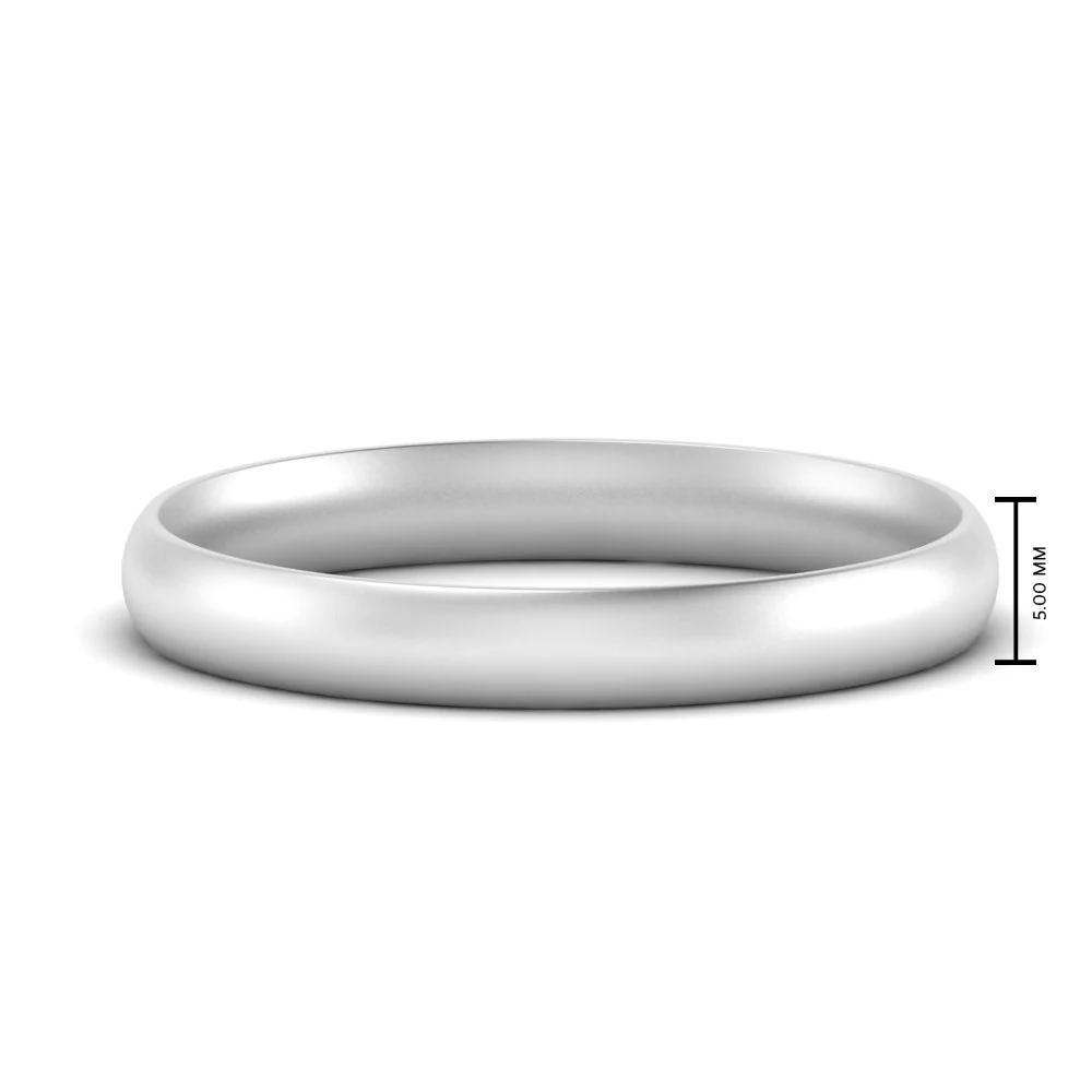 Comfort Fit Mens Wedding Band - Image 22