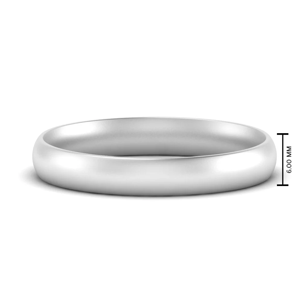 Comfort Fit Mens Wedding Band - Image 38
