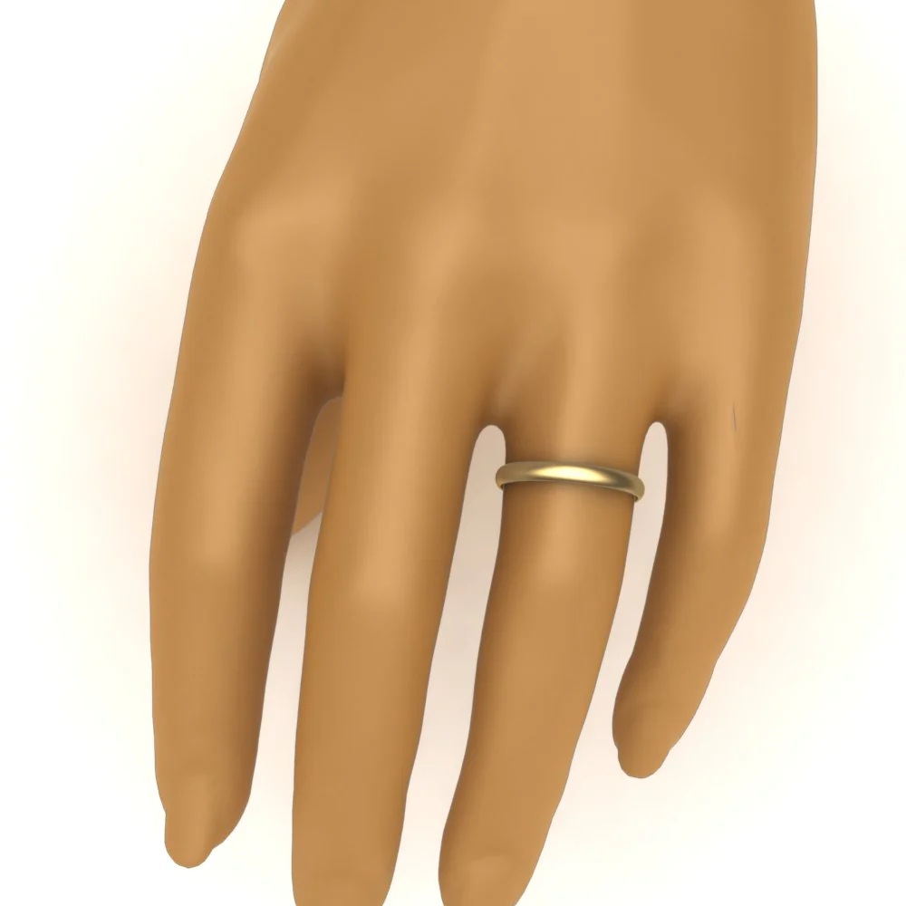 Comfort Fit Mens Wedding Band - Image 45