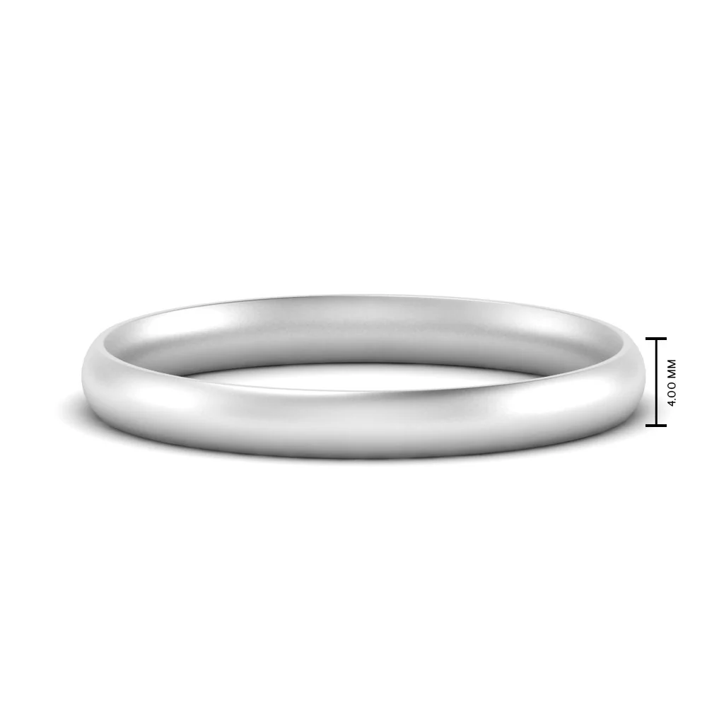 Comfort Fit Mens Wedding Band - Image 6