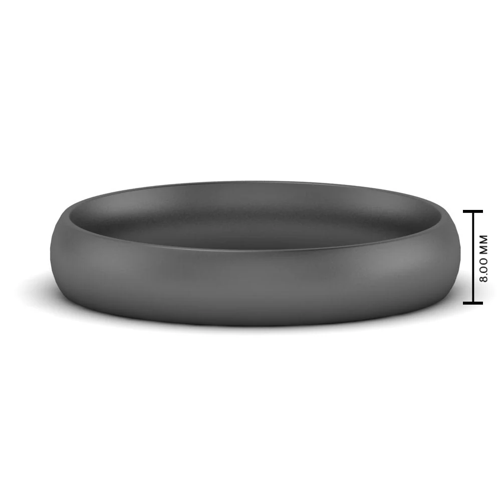Comfort Fit Mens Wedding Band - Image 79