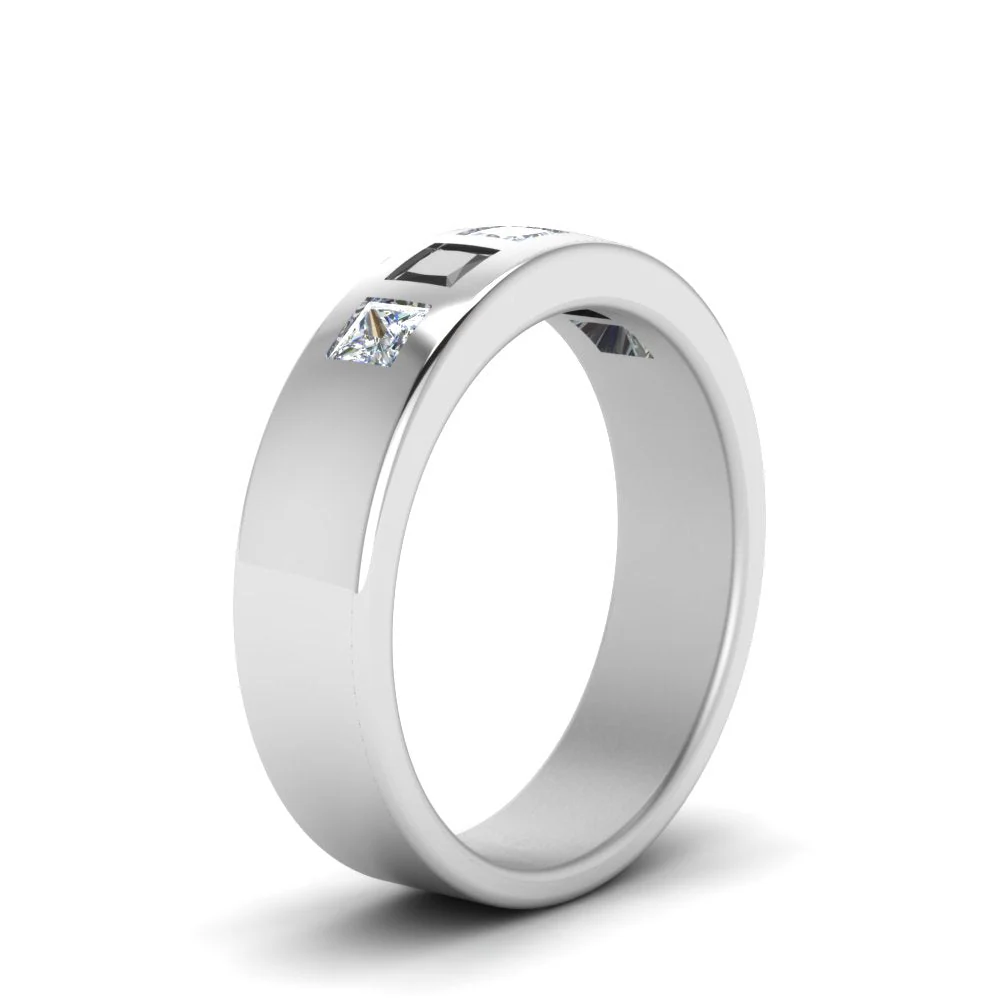 Flat Flush Set | Wedding Band - Image 2