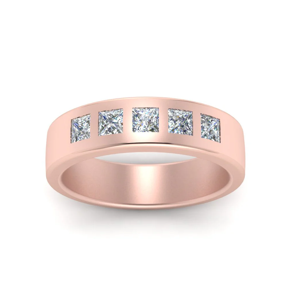 Flat Flush Set | Wedding Band - Image 8