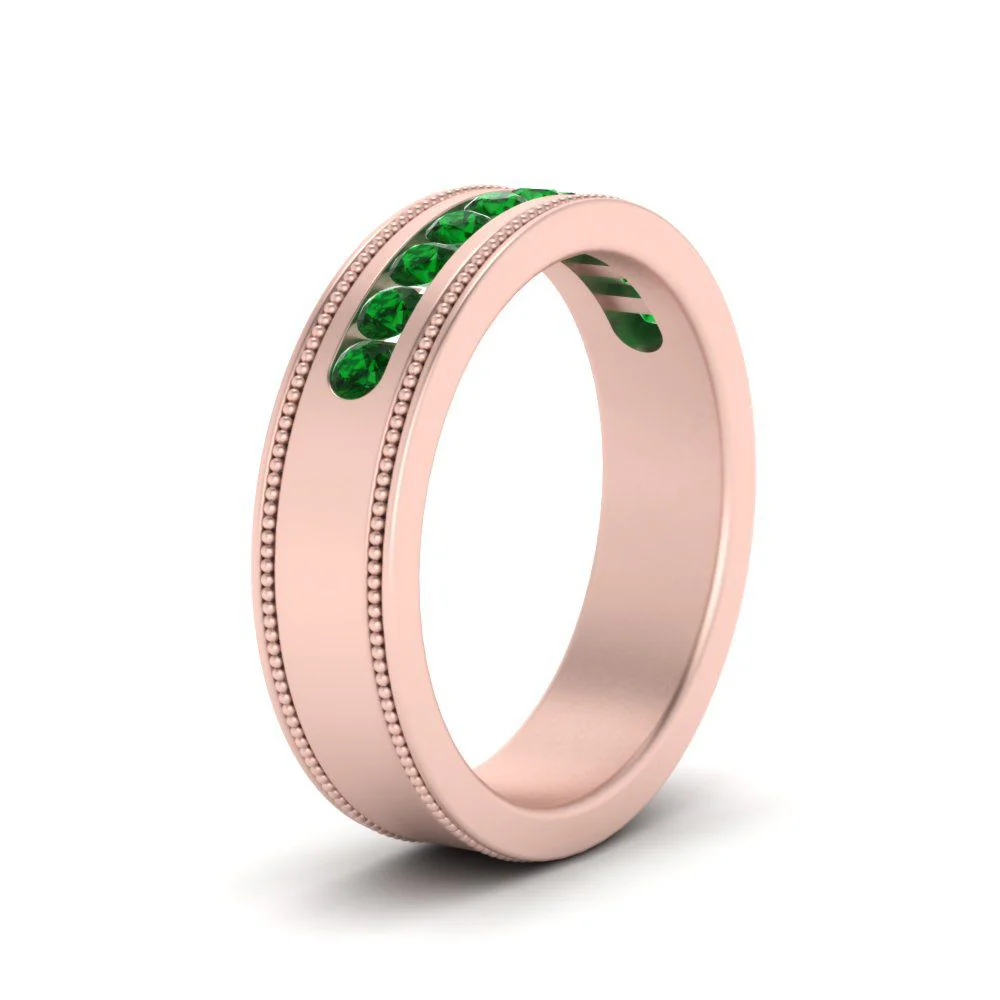 Flat Milgrain | Promise Band - Image 10