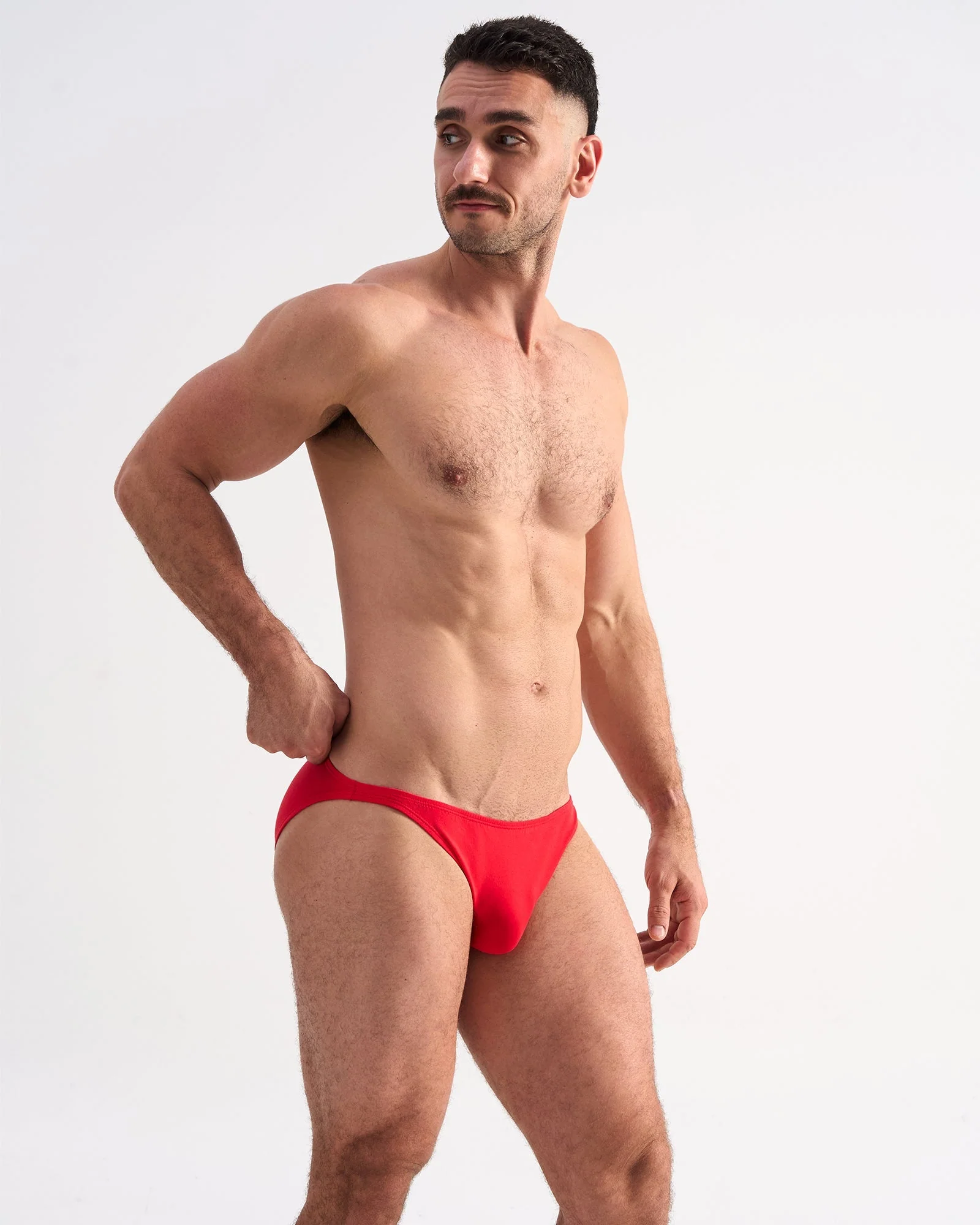 Flirt Cotton Micro Brief | Crimson - Image 2