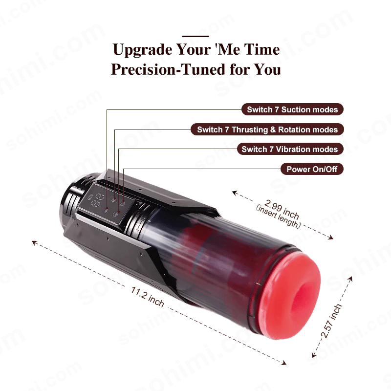 Gatling| App Control Thrusting and Rotation Male Stimulator - Image 3