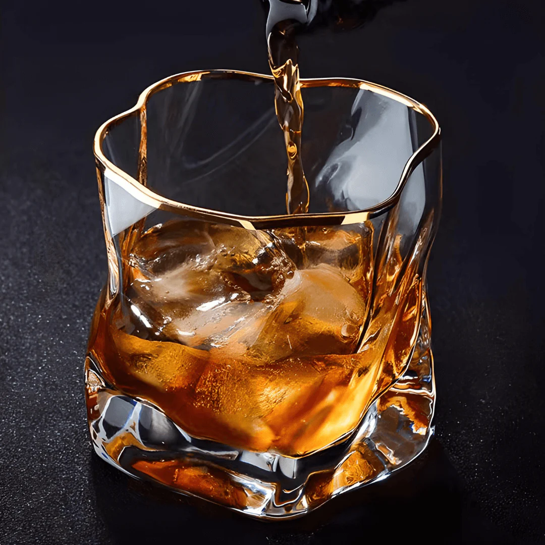 Gold Hoshi Japanese Crystal Whisky Glass - Image 18