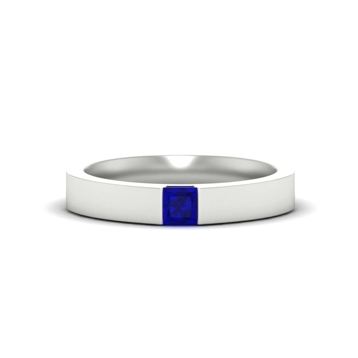 Half Bezel Solitaire | Engagement Ring - Image 32