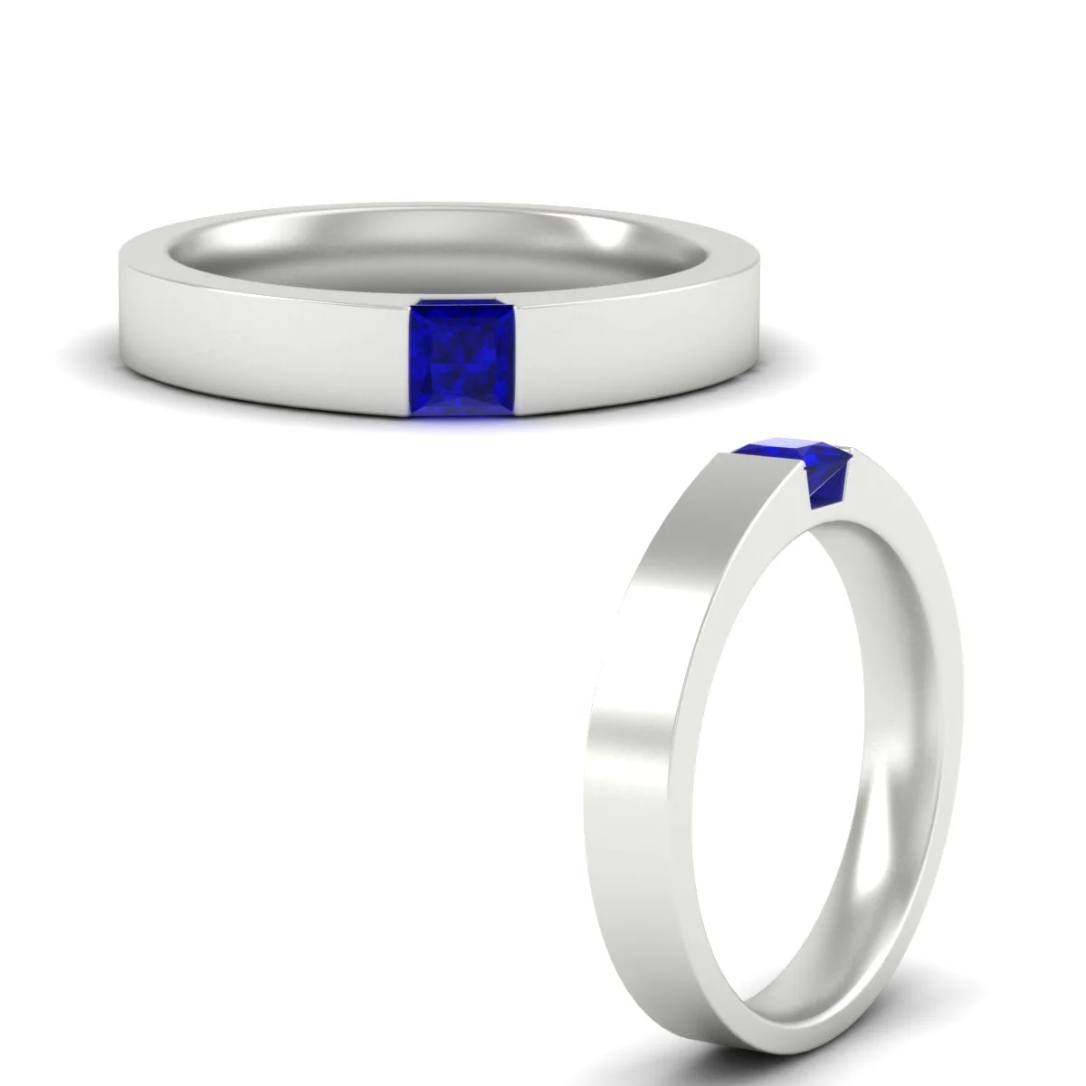 Half Bezel Solitaire | Engagement Ring - Image 34