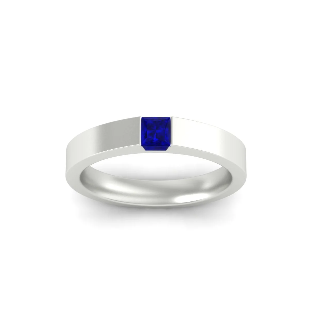 Half Bezel Solitaire | Engagement Ring - Image 35