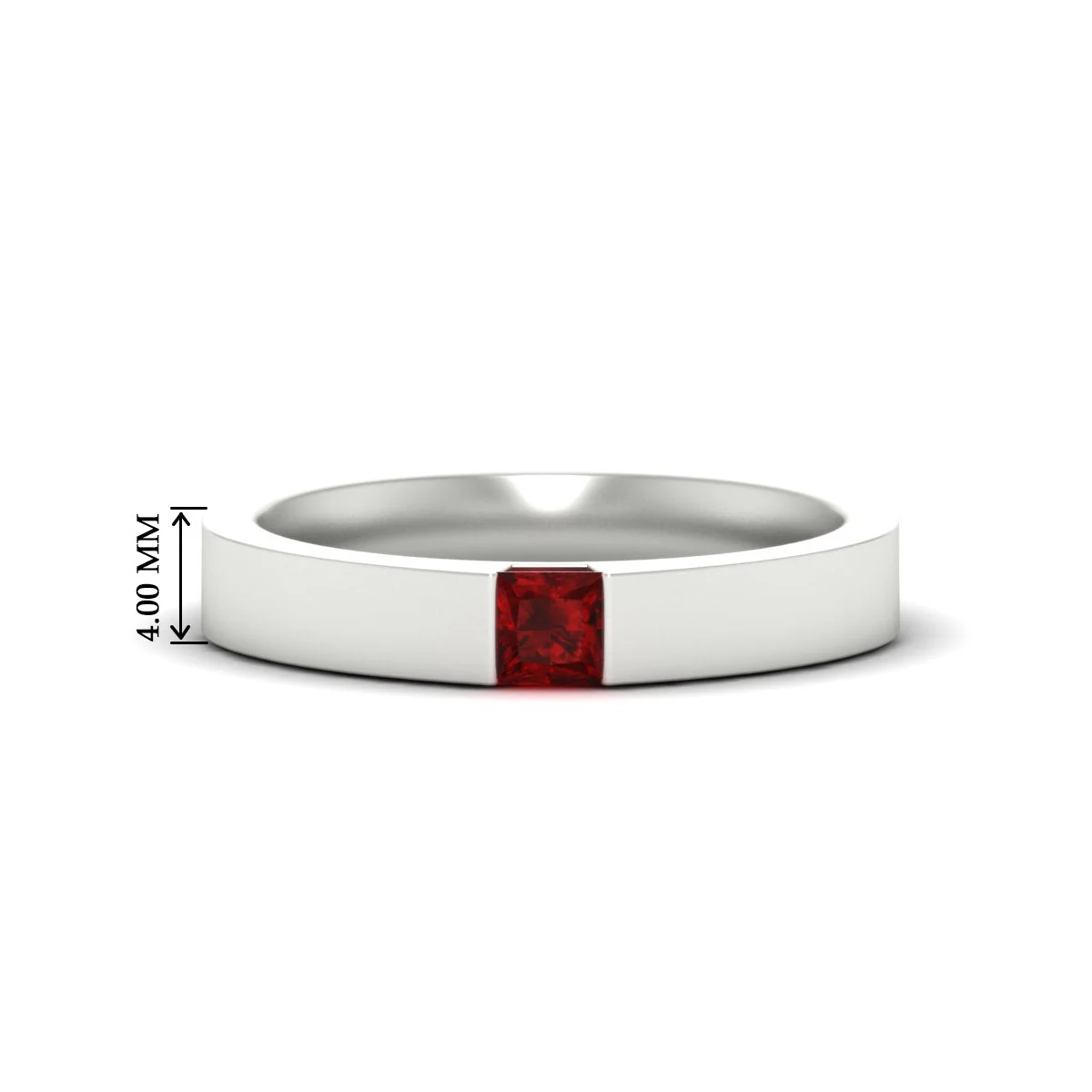 Half Bezel Solitaire | Engagement Ring - Image 48