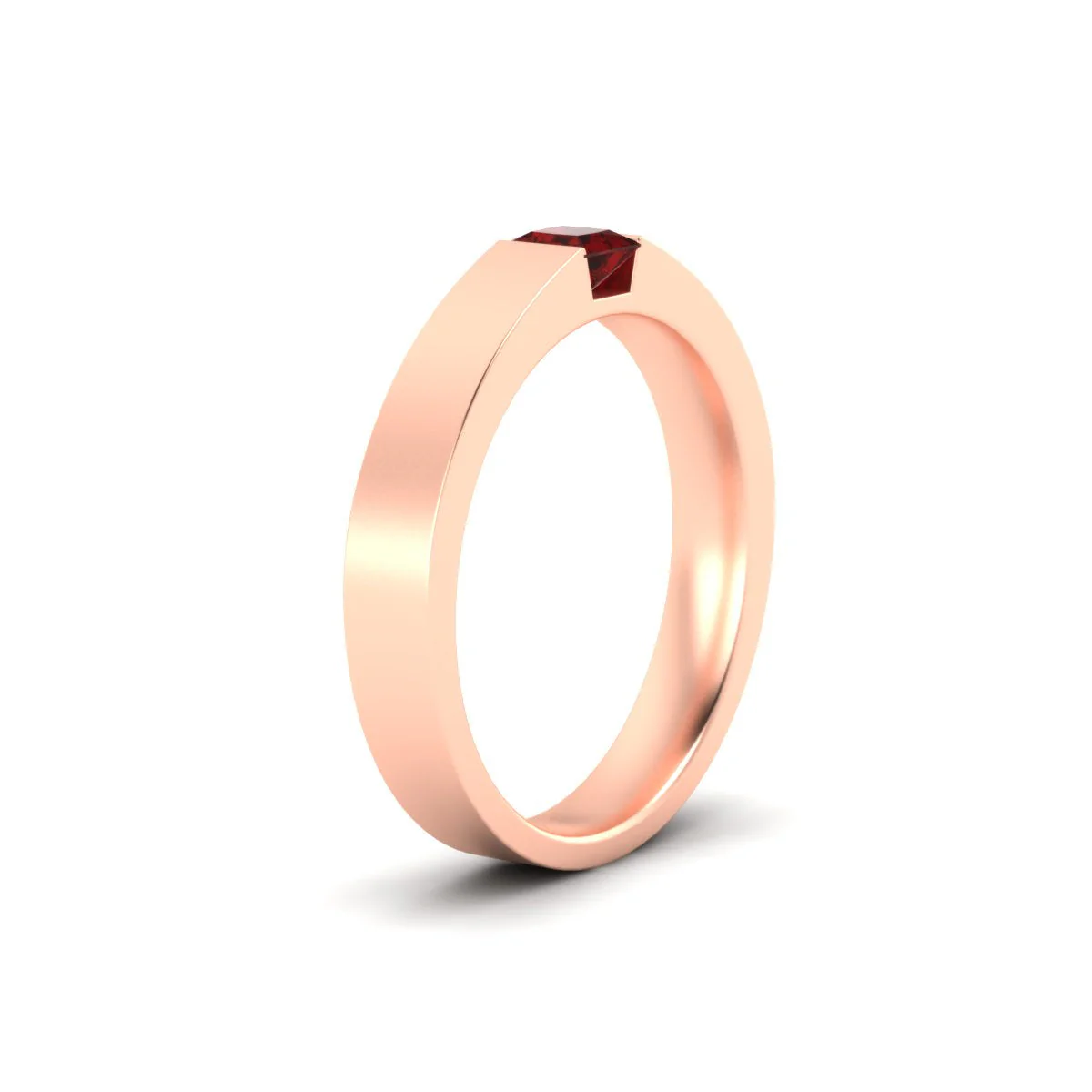 Half Bezel Solitaire | Engagement Ring - Image 76