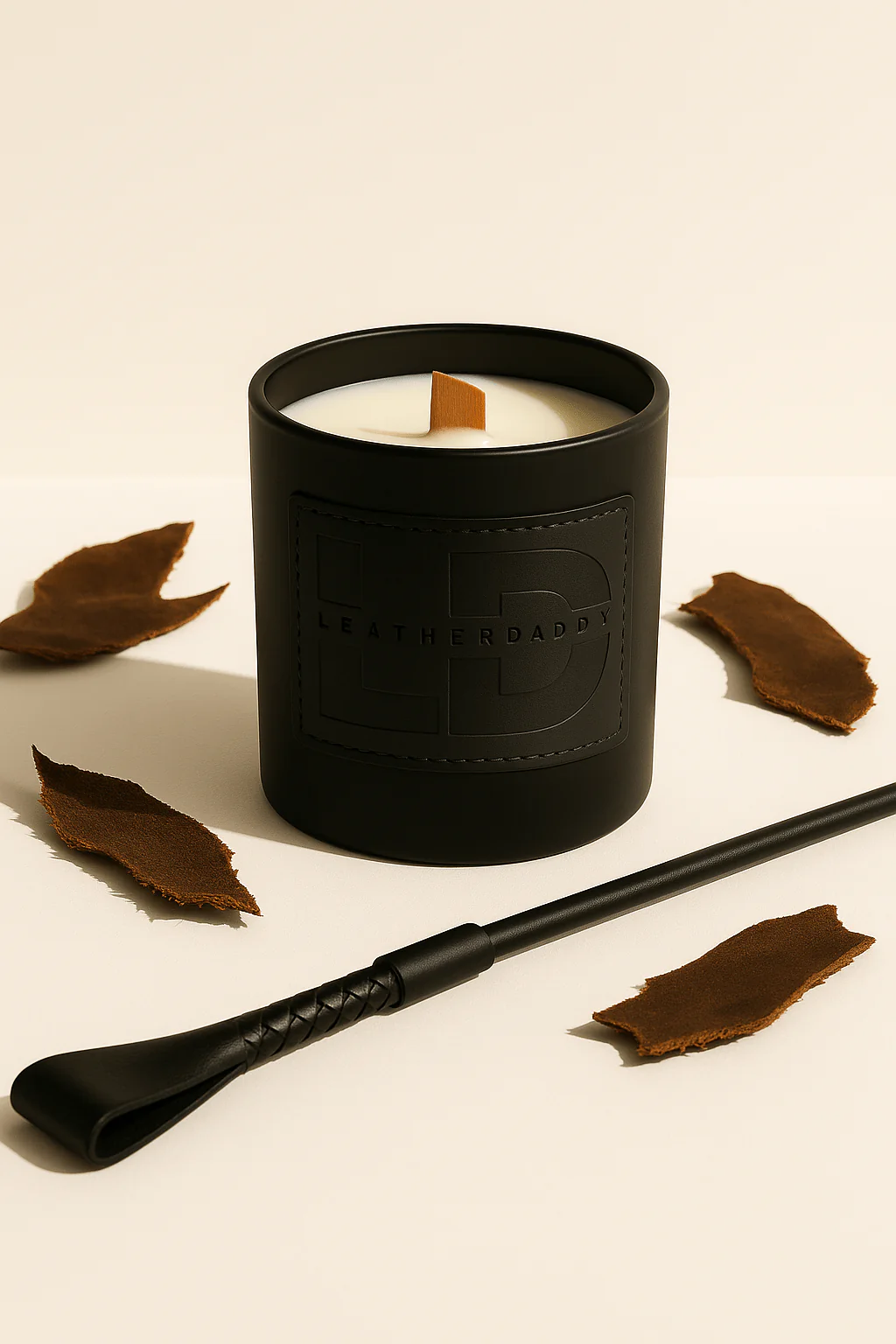 Hand-Poured Soy Wax Candle | Signature LeatherDaddy Fragrance - Image 4