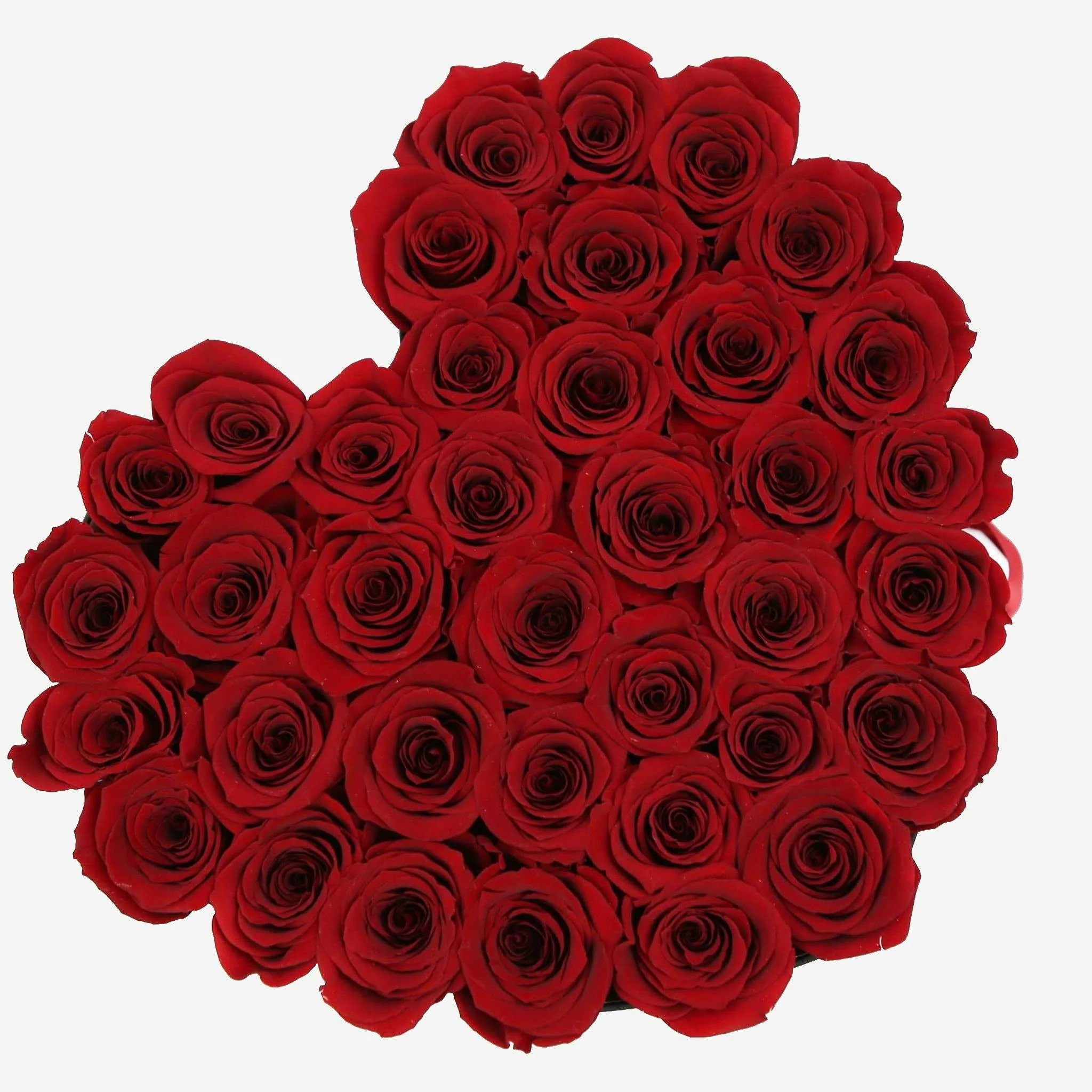 Heart White Box | Red Roses - Image 3