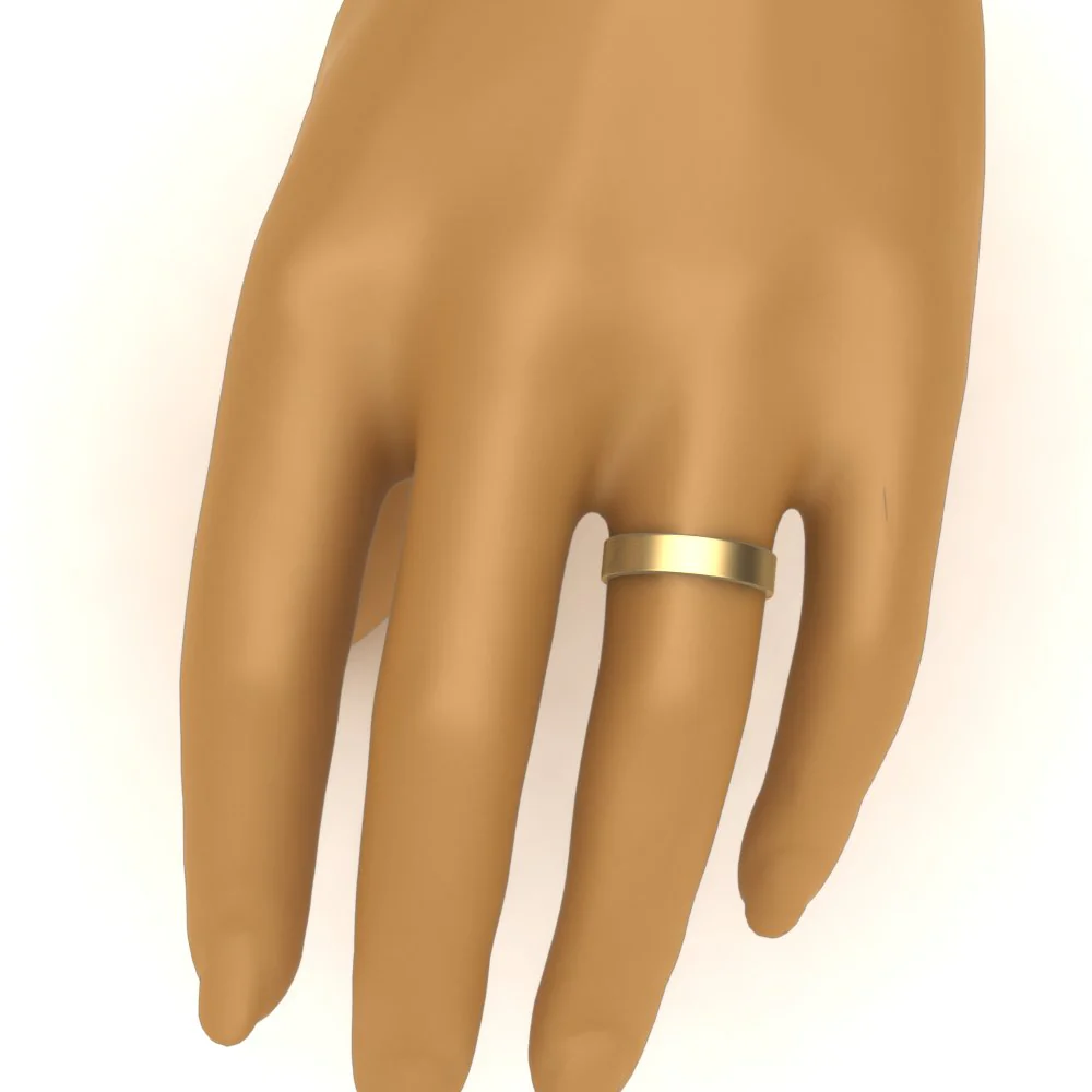 Light Weight Flat 4 mm | Wedding Band - Image 78