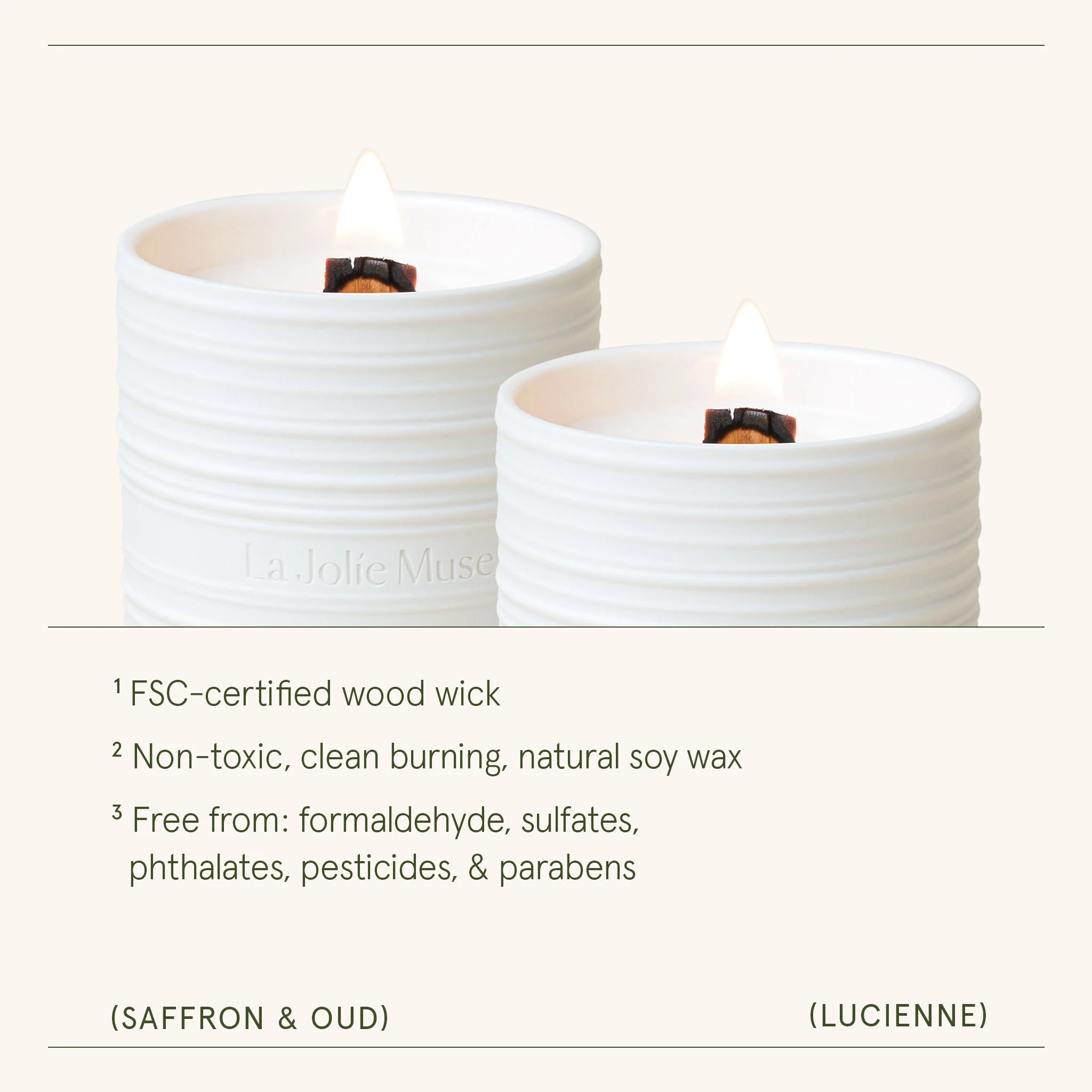 Saffron & Oud Candle | Lucienne - Image 14