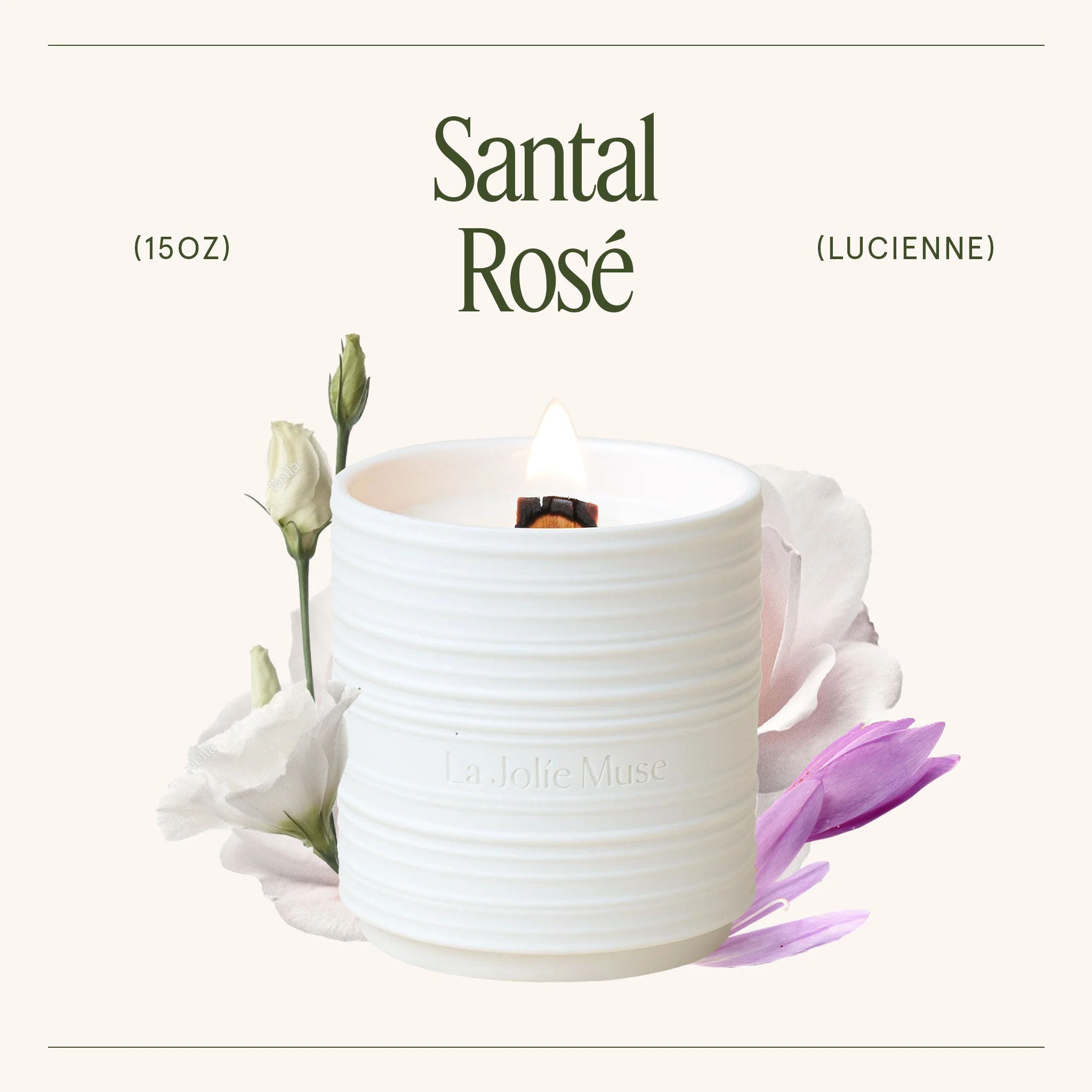 Santal Rosé Candle | Lucienne - Image 13