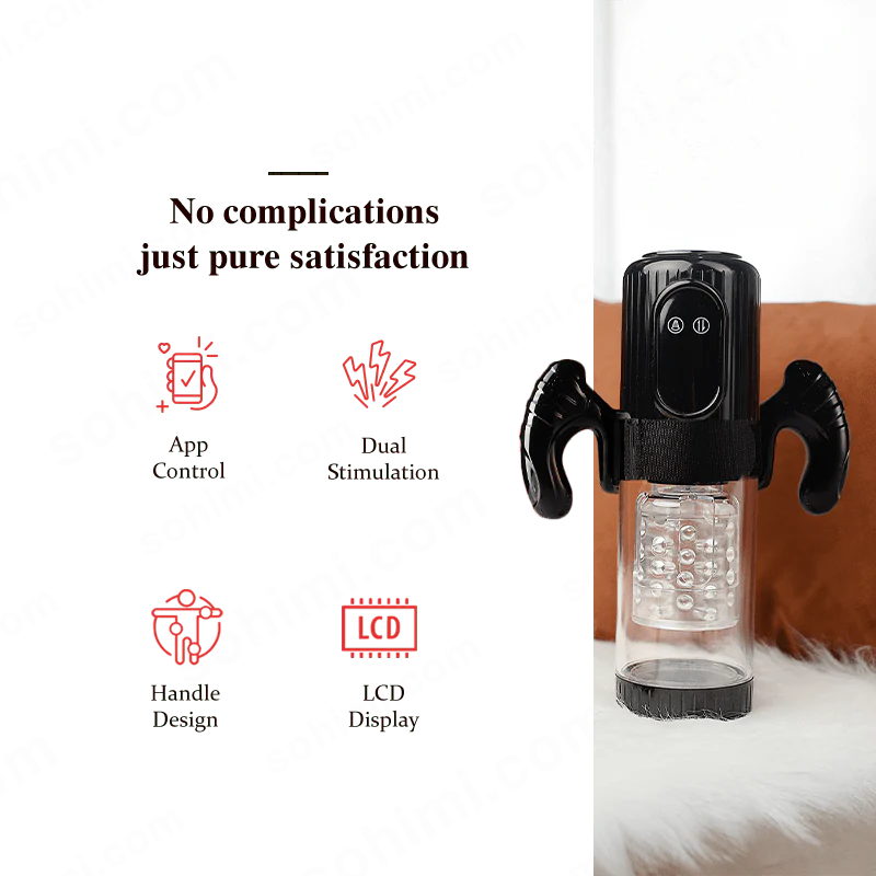 MAIDEN | Hands-Free Automatic Masturbator (Thrusting, Rotating & Sucking) - Image 4