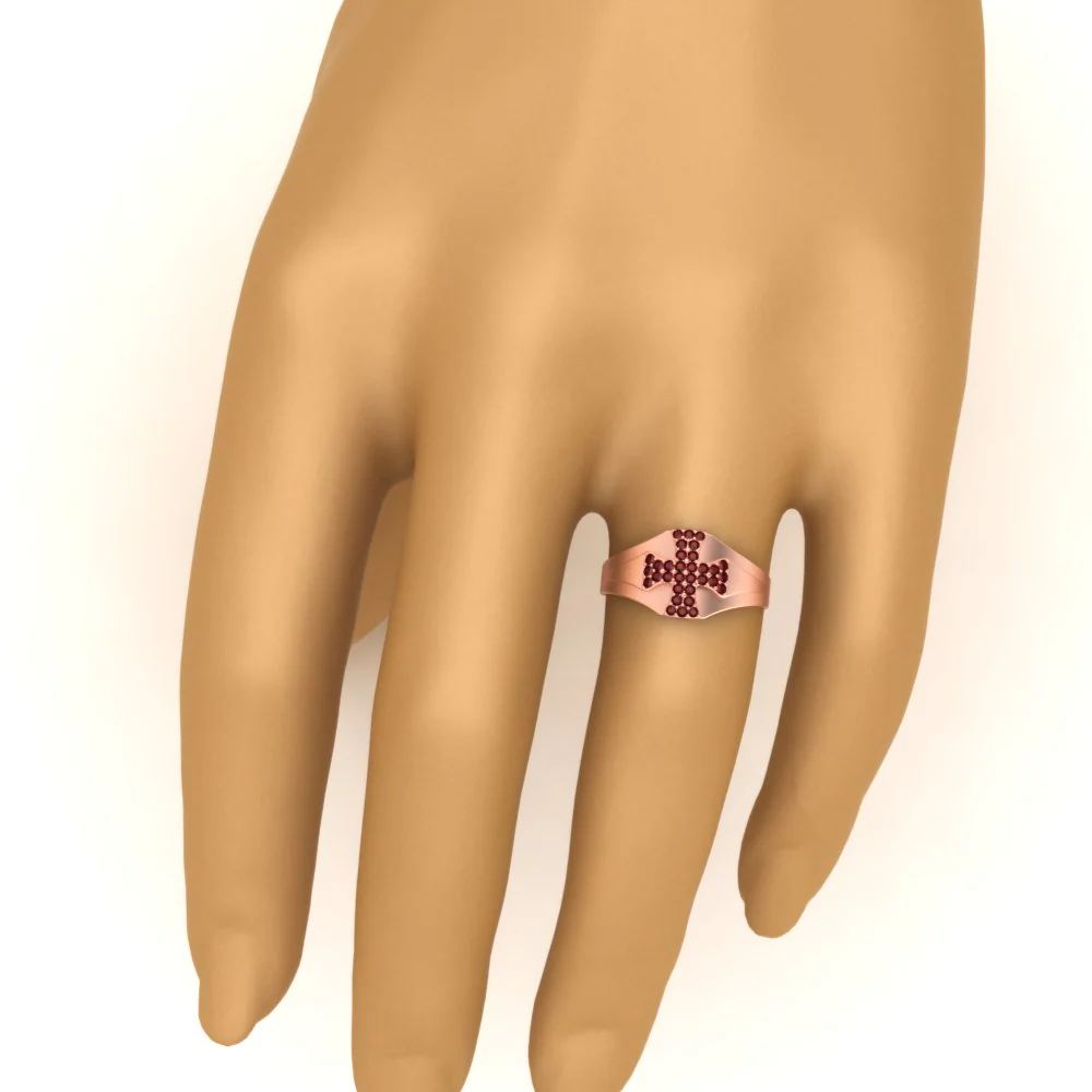 Cross Engagement Ring - Image 18
