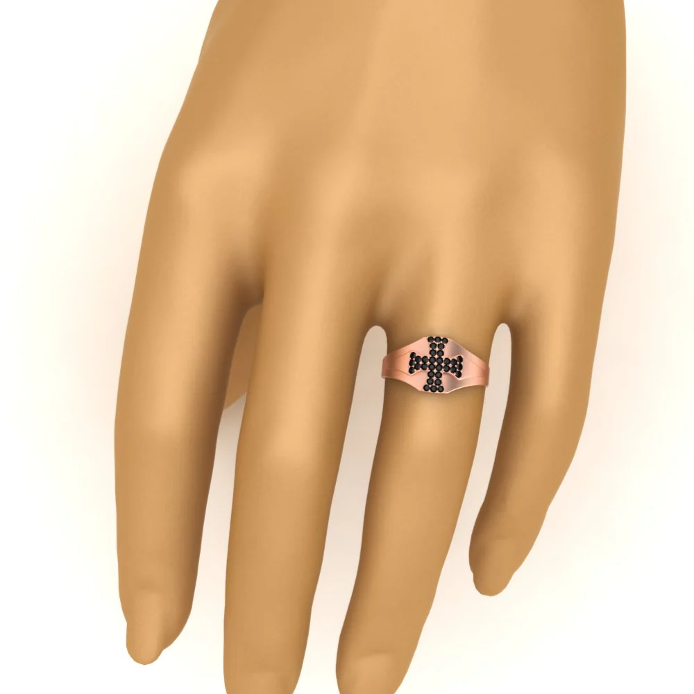 Cross Engagement Ring - Image 21