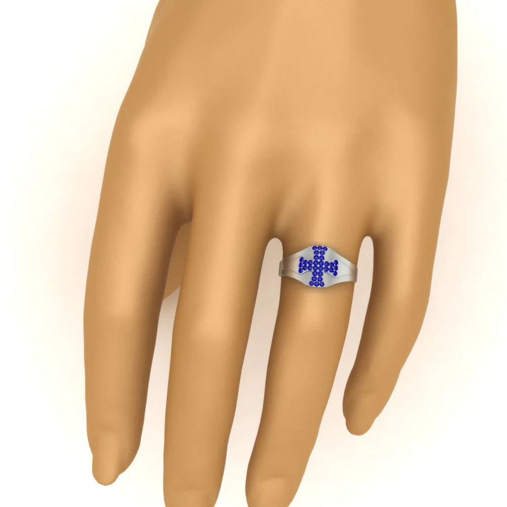 Cross Engagement Ring - Image 24