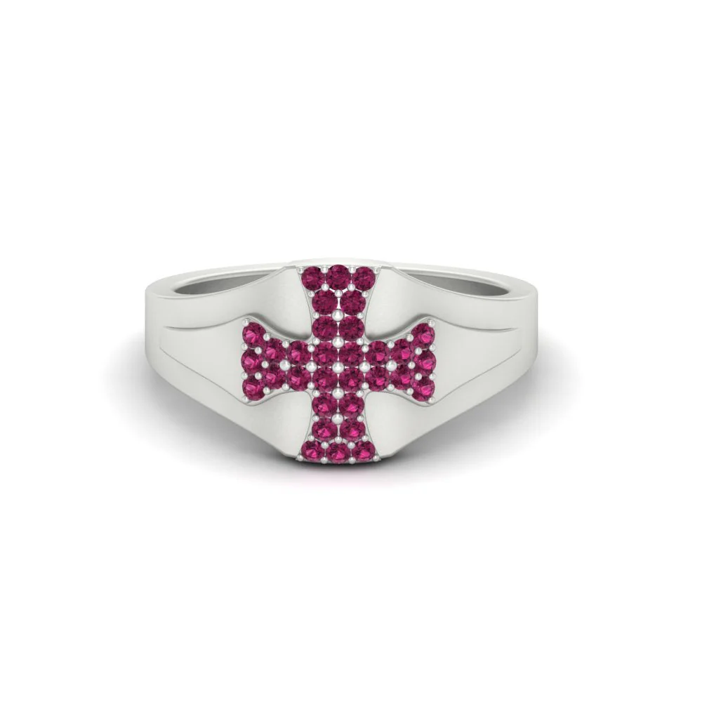 Cross Engagement Ring - Image 25