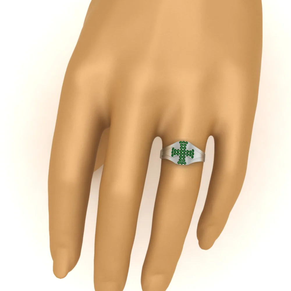 Cross Engagement Ring - Image 30